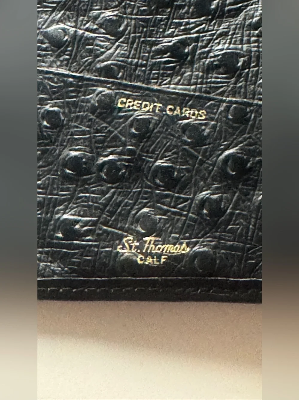 St Thomas vintage black
